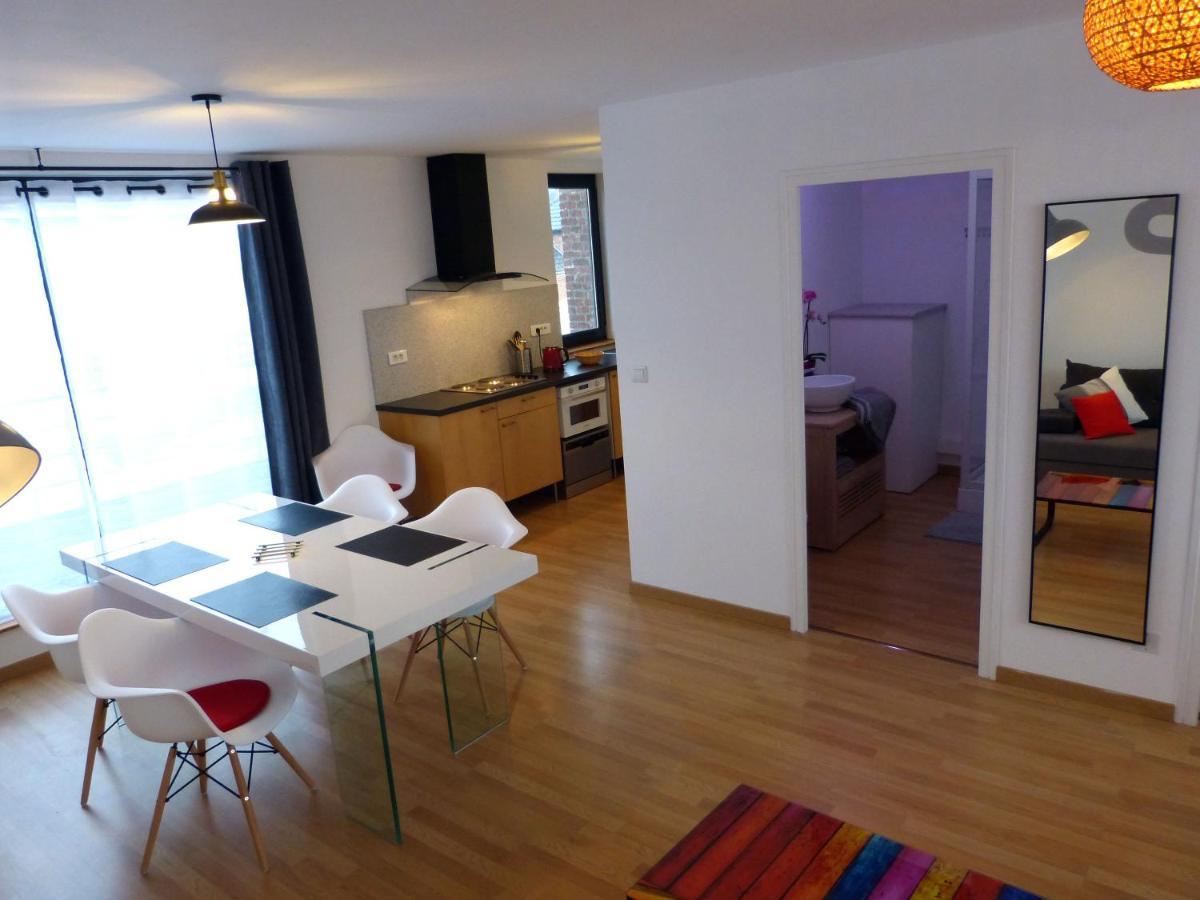 Le 99B Modern Apartment Queen Size Bed Connected Tv Hallennes-lez-Haubourdin Zewnętrze zdjęcie