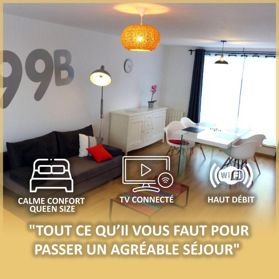 Le 99B Modern Apartment Queen Size Bed Connected Tv Hallennes-lez-Haubourdin Zewnętrze zdjęcie